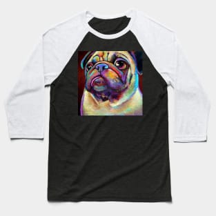 Adorable PUG PUPPY with DERP TONGUE Baseball T-Shirt